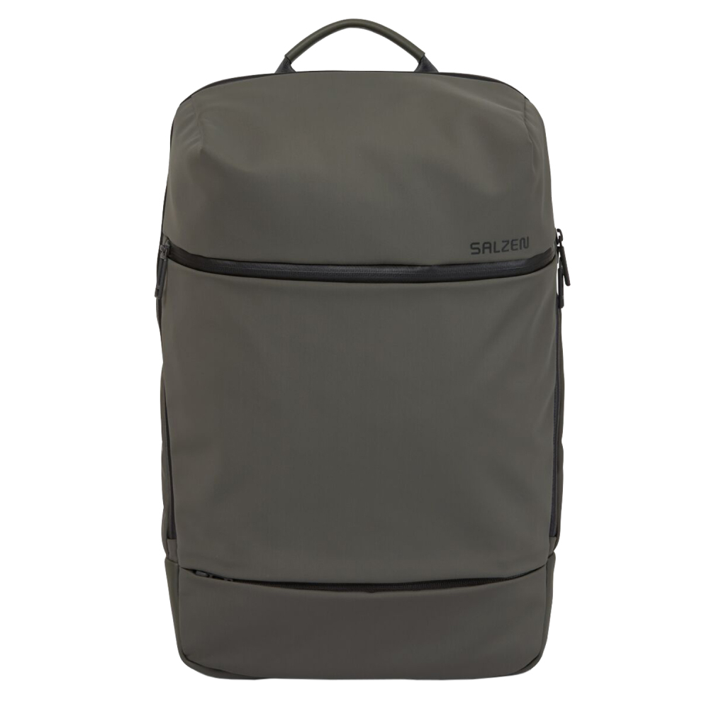 Salzen Savvy Fabric Daypack Backpack Olive Grey